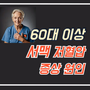 60대 이상 서맥 저혈압 증상 원인 썸네일 사진